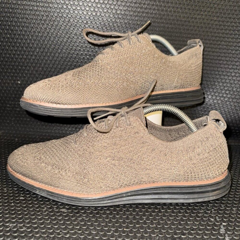 Cole Haan Original Grand Stitchlite Wingtip Oxford Truffle Dark Brown Mens 9